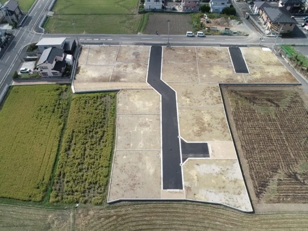 八女市蒲原16区画分譲地