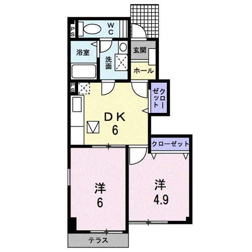 ケント・アヴェニュー弐番館104 - 画像2