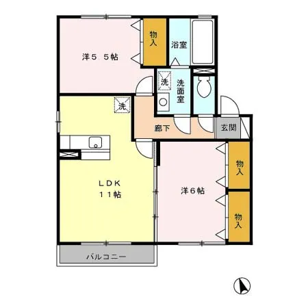 アルシオネC棟207 - 画像2
