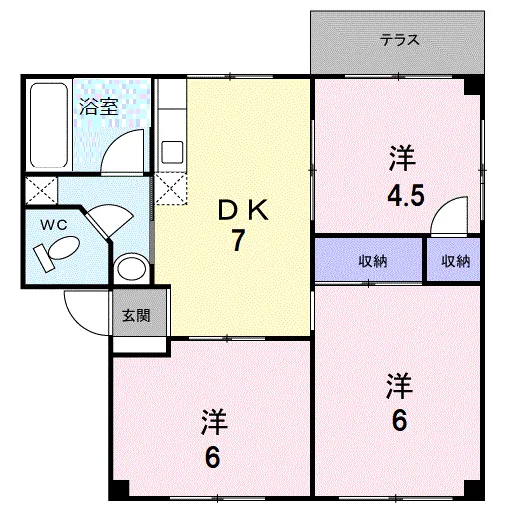 長浜ハイツ102 - 画像2