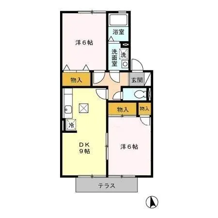 サンライフ市の玉B棟110 - 画像2