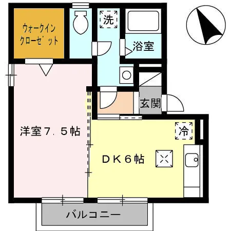 フリメールB棟105 - 画像2