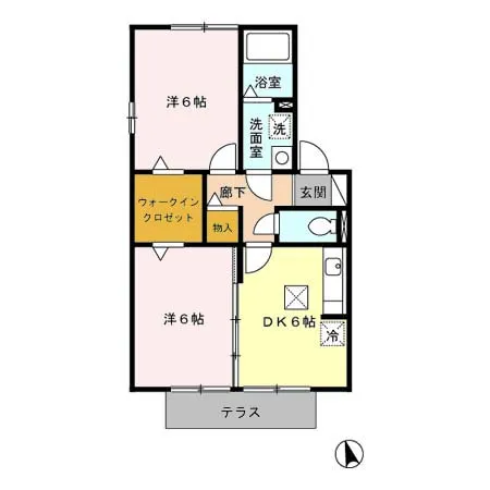 アネックス　マリーⅡB棟105 - 画像2