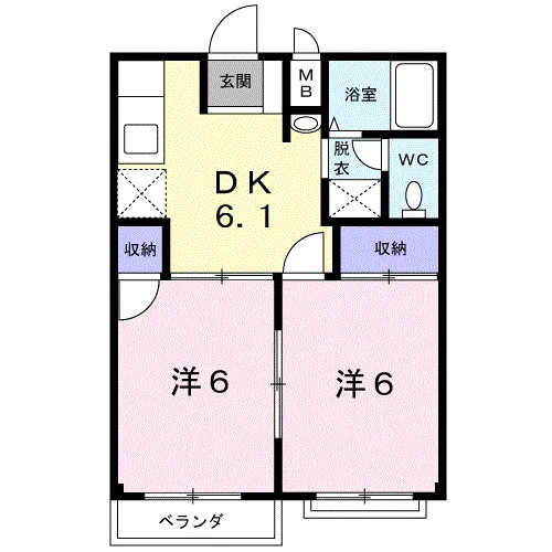 サンヒルズ上津204 - 画像2
