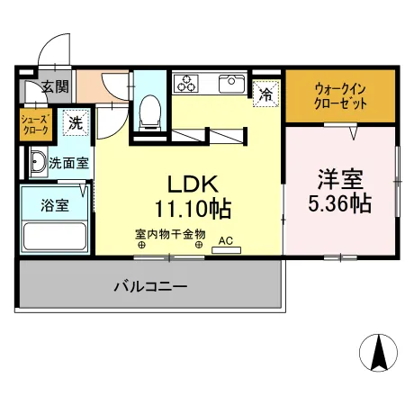パークハイム上津302 - 画像2