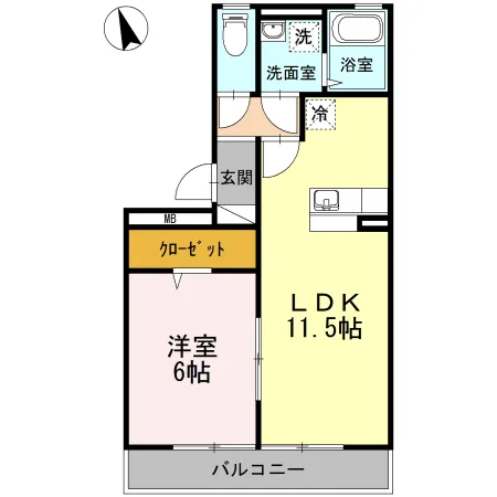 リーベA棟203 - 画像2