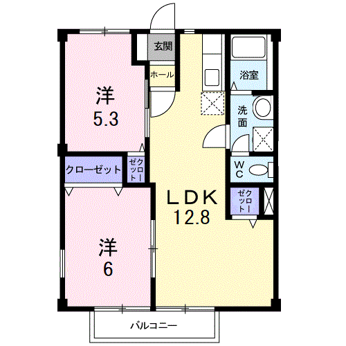 ニューシティ川島A 204 - 画像2