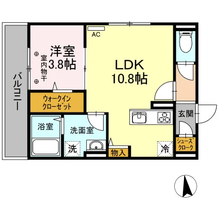 D-roomホワイトフォレスト205 - 画像2