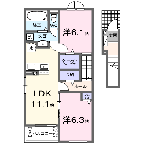 ガーデンルームB205 - 画像2