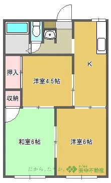 フラワーハイツ201 - 画像2