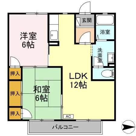 ベルテック上津202 - 画像2