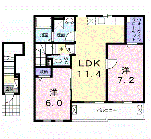 グレイスヒル弐番館202 - 画像2