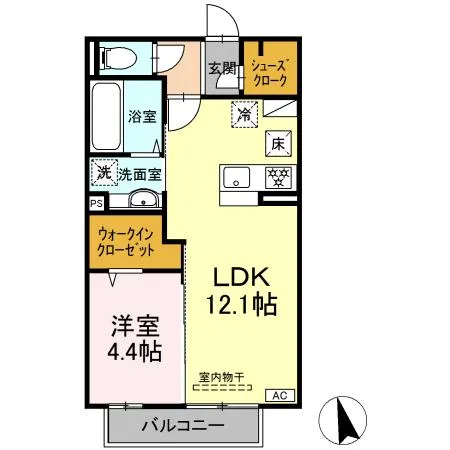 プランドールA棟105 - 画像2