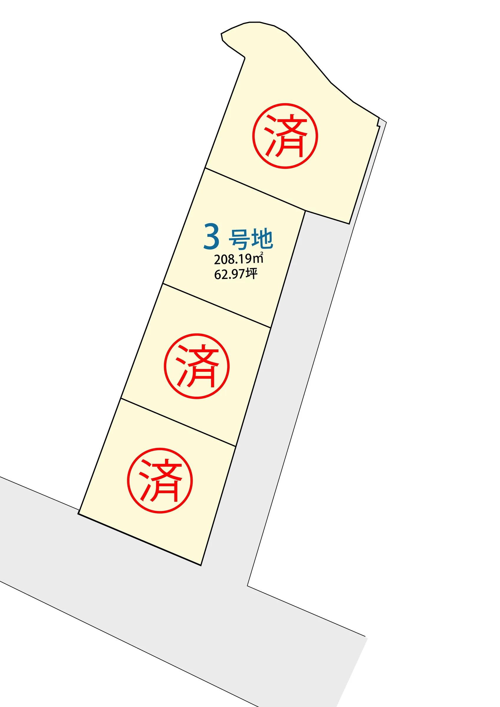 【残り1区画・土地】八女郡広川町太田の分譲地『太田4区画分譲地』販売中!建築条件なし