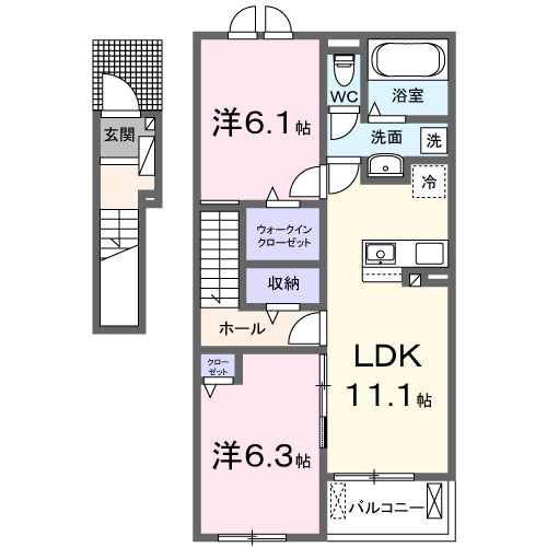 プラムⅡ202 - 画像2