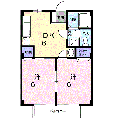 ニューシティ広川A202 - 画像2