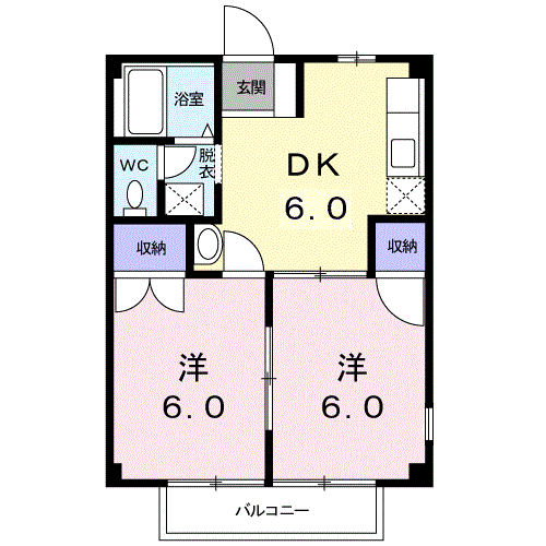 ニューシティ広川B101 - 画像2